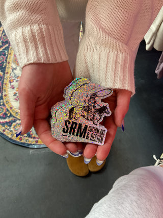 Glittery SRM sticker