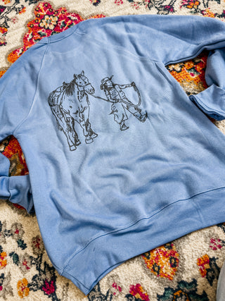 Little Cowgirl Crewneck